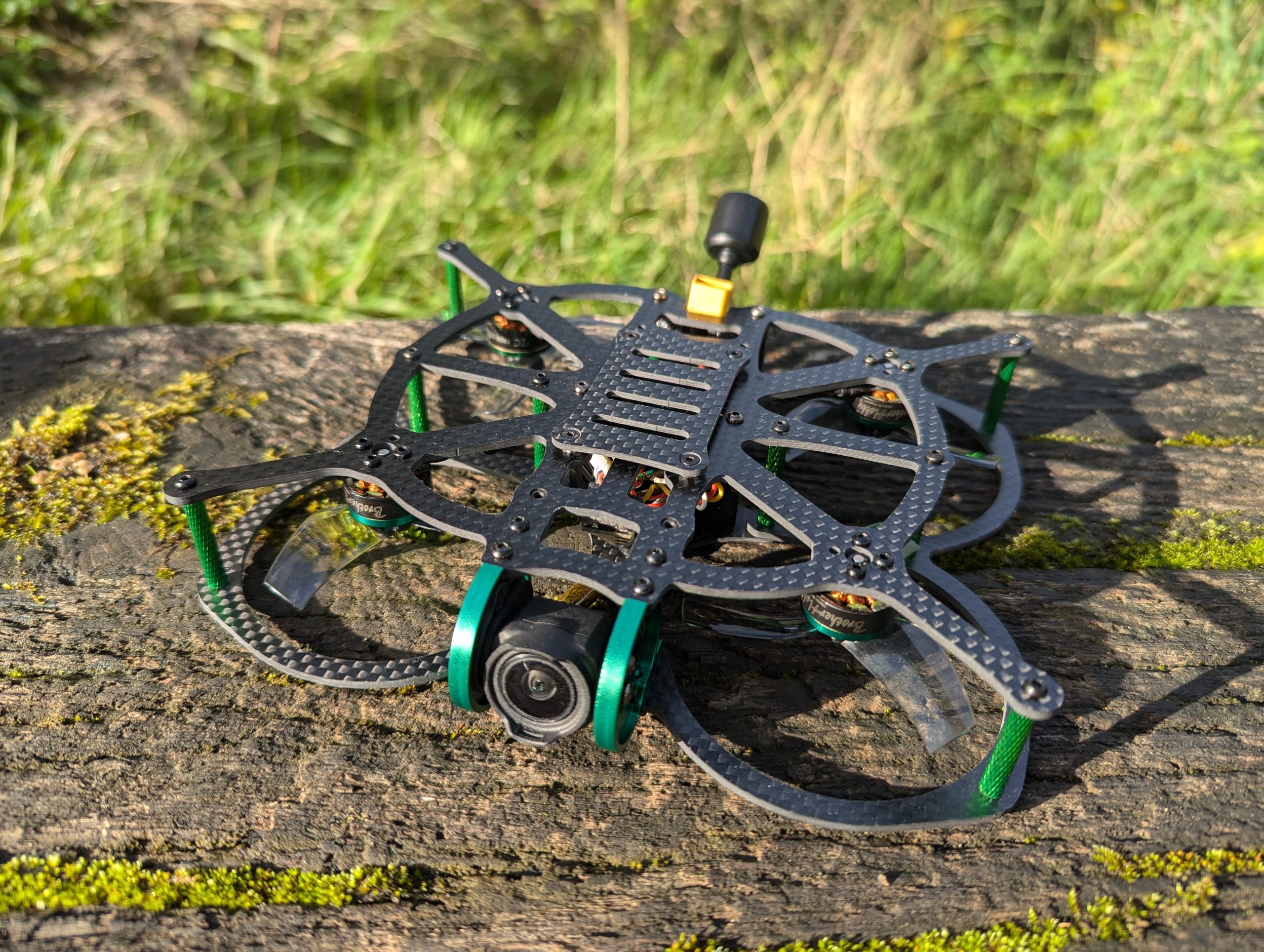 AOS Cine 25 v5 3D-Printed Accessories – Quiet Ducts, Camera Mounts, Antenna Holders, Skids